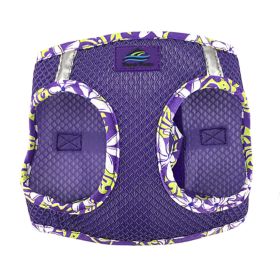 American River Choke Free Harness Hawaiian Trim (Color: Paisley Purple, size: 2X-Large)