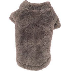 Soft Plush Pullover (Color: Soft Brown, size: 2X-Large)